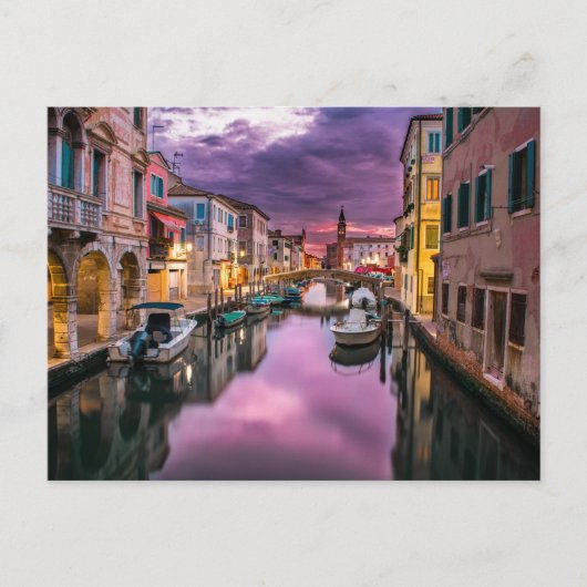 Italien Kanal Venedig Postkarte (Vorderseite)