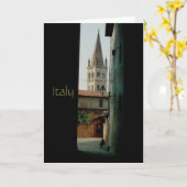 Italien Karte (Gelbe Blume)