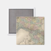 Italien Karte 2 Magnet (Vorderseite/Rückseite)