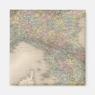 Italien Karte 2 Magnet