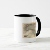Italien Karte 2 Tasse (VorderseiteRechts)