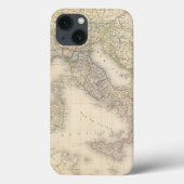 Italien-Karte Case-Mate iPhone Hülle (Rückseite)