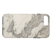 Italien-Karte durch Stieler Case-Mate iPhone Hülle (Rückseite (Horizontal))