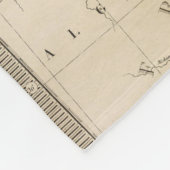 Italien-Karte Fleecedecke (Ecke)