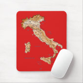 Italien-Karte Mousepad (Mit Mouse)