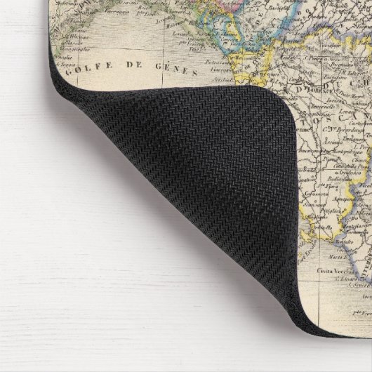 Italien Karte Mousepad (Ecke)