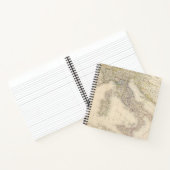 Italien Karte Notizblock (Innenseite)