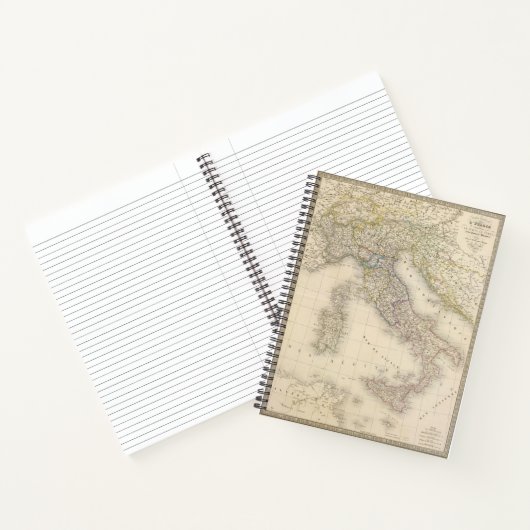 Italien Karte Notizblock (Innenseite)