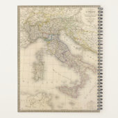 Italien Karte Planer (Rückseite)