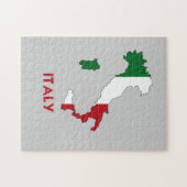 ITALIEN-KARTE PUZZLE (Horizontal)