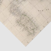 Italien-Karte Seidenpapier (Ausschnitt)