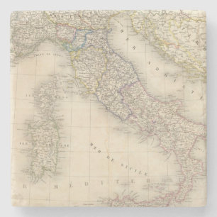 Italien-Karte Steinuntersetzer
