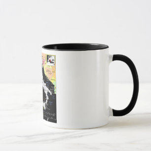 Italien-Karten-Tasse Tasse