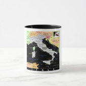 Italien-Karten-Tasse Tasse (Zentrum)