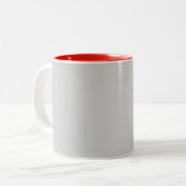 Italien-Karten-Tasse Zweifarbige Tasse (Vorderseite Links)