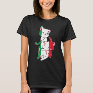 Italien Katzen Italien Italienisch T-Shirt