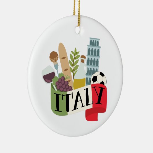 Italien Keramik Ornament (Rechts)