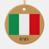 Italien - Keramik-Weihnachtsverzierung Keramikornament (Vorne)