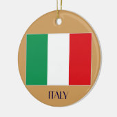 Italien - Keramik-Weihnachtsverzierung Keramikornament (Links)