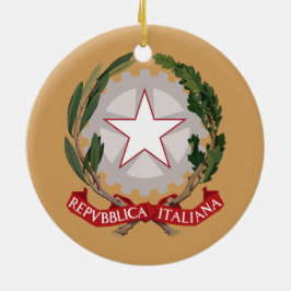 Italien - Keramik-Weihnachtsverzierung Keramikornament