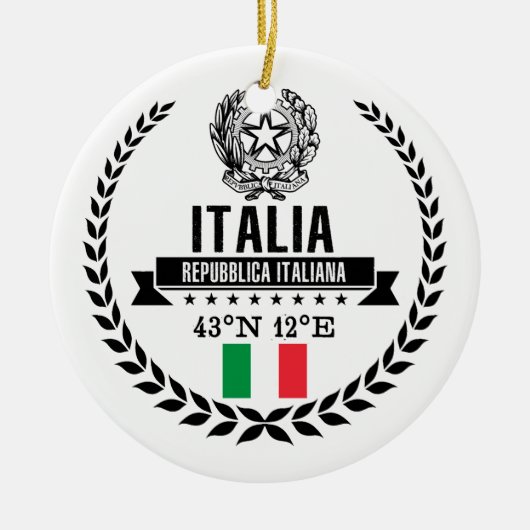 Italien Keramikornament (Vorne)
