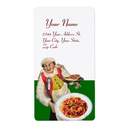 ITALIEN KITCHEN rot-grün weiß (Vorne)