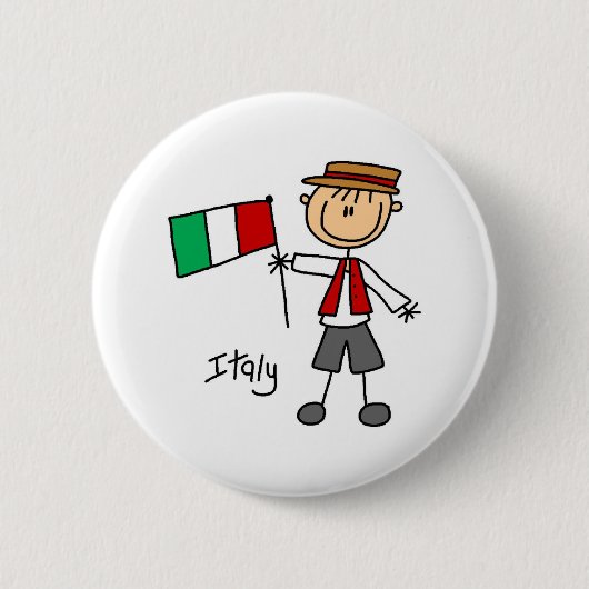 Italien-Knopf Button (Vorderseite)