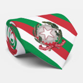 Italien - Krawatte, Mode - Italienisches Flaggenge Krawatte (Gerollt)