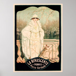 Italien LA RINASCENTE Padova Departmental Store Ad Poster