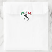 Italien Land Runder Aufkleber (Tasche)