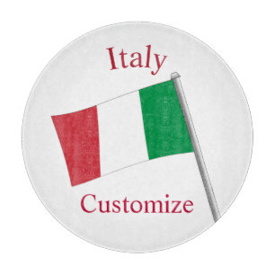 Italien Landesflagge Thunder_Cove Schneidebrett