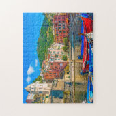 Italien landschaftlicher Becken-Ligurien-Sommer Puzzle (Vertikal)