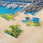 Italien landschaftlicher Becken-Ligurien-Sommer Puzzle (Seite)