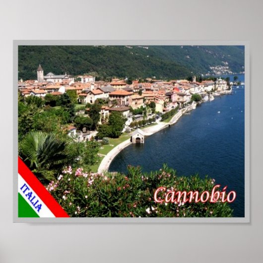 Italien - Langensee - Cannobio - Poster (Vorne)