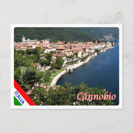 Italien - Langensee - Cannobio - Postkarte (Vorderseite)