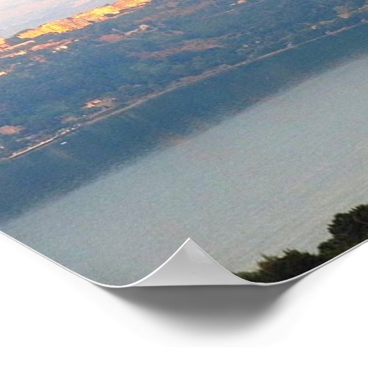 Italien - Latium - Castel Gandolfo - Poster (Ecke)