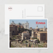 Italien - Latium - Rom - Foro Romano - Postkarte (Vorne/Hinten)