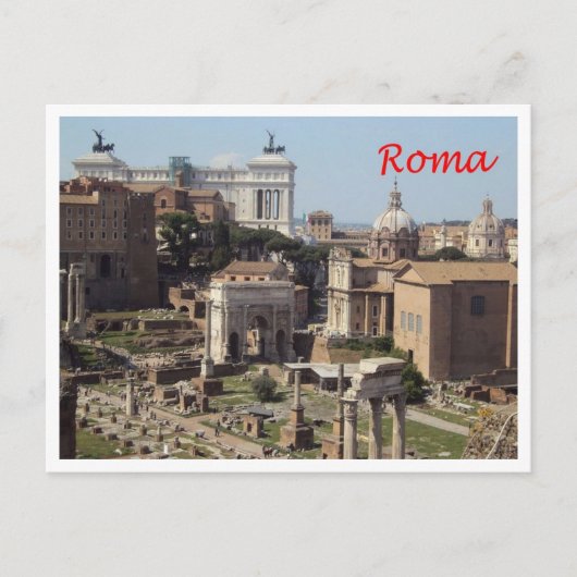Italien - Latium - Rom - Foro Romano - Postkarte (Vorderseite)