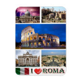 Italien - Latium - Rom - I Liebe - Magnet (Vertikal)