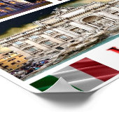 Italien - Latium - Rom - I Liebe - Poster (Ecke)