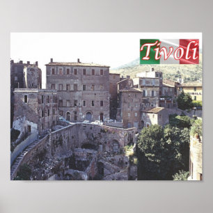 Italien - Latium - Tivoli - Altstadt - Poster