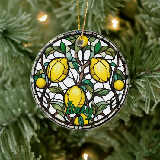 Italien Lemon Tree Keramik Ornament (Baum)