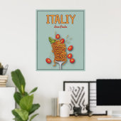 Italien Liebe Pasta Poster (Heimbüro)
