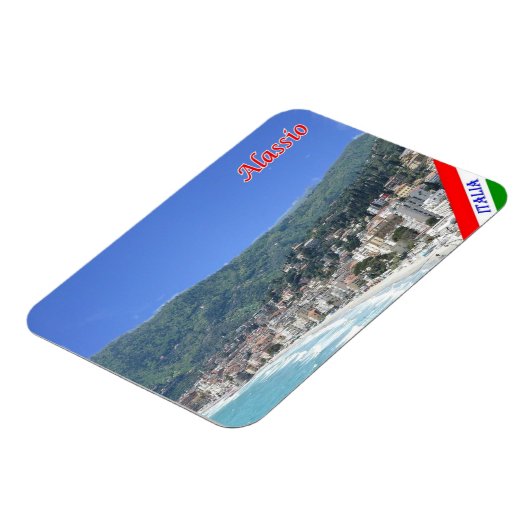 Italien - Ligurien - Alassio - Magnet (Linke Seite)