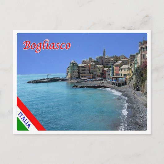 Italien - Ligurien - Bogliasco - Postkarte (Vorderseite)