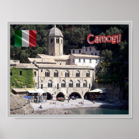 Italien - Ligurien - Camogli - Poster (Vorne)