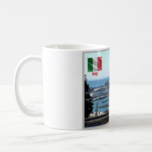 Italien - Ligurien - Genua - Hafen - Kaffeetasse (Links)