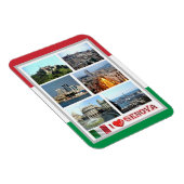 Italien - Ligurien - Genua - I Liebe - Magnet (Rechte Seite)