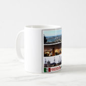Italien - Ligurien - Genua - Mosaik - Hafen - Kaffeetasse (Vorderseite Links)