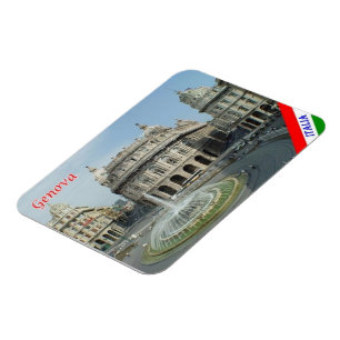 Italien - Ligurien - Genua - Piazza Ferrari - Magnet
